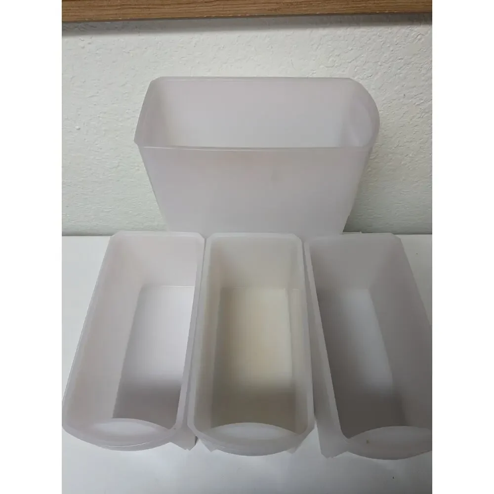 Tupperware Shelf Smart Pantry Storage Modular Containers Slim set of 6 with lids
